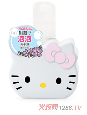 Hello Kitty初酷銀離子泡泡洗手液（植物萃?。?00ml
